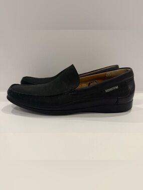 Mephisto Baduard Men's Black Suede Slip-On Loafers 12.5